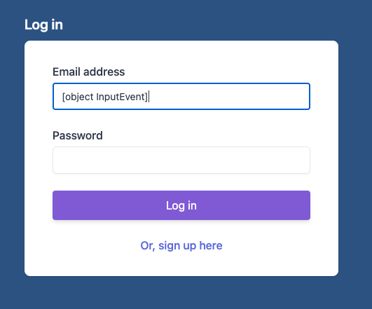 Input value set to input event