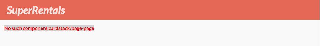 No cardstack/page-page component