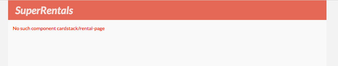 No rental-page component