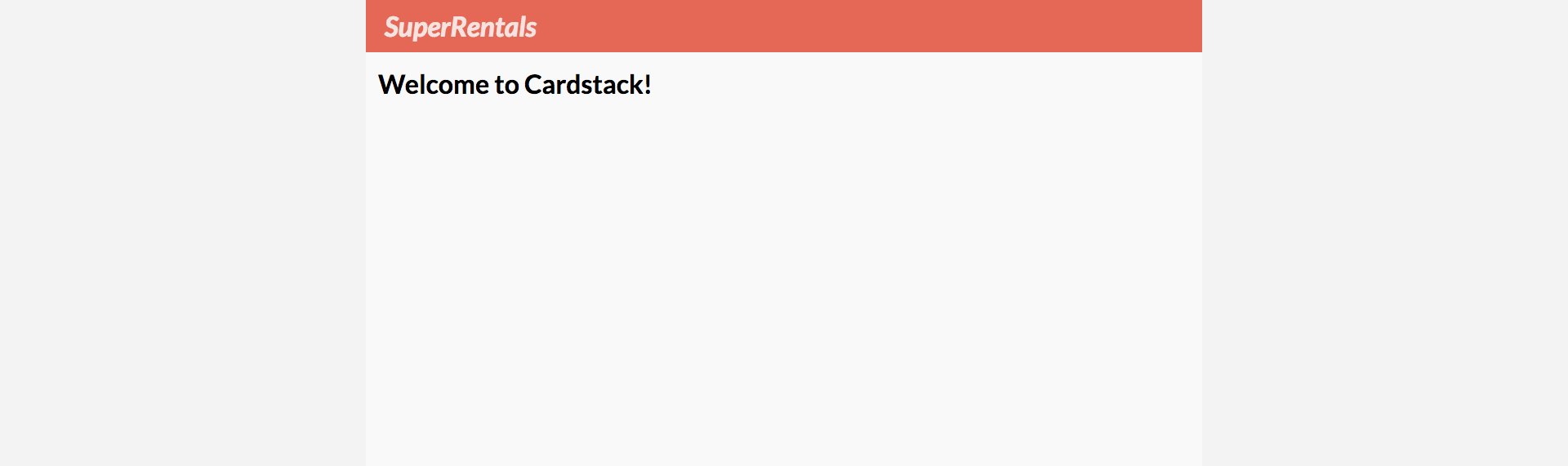 Welcome message appears