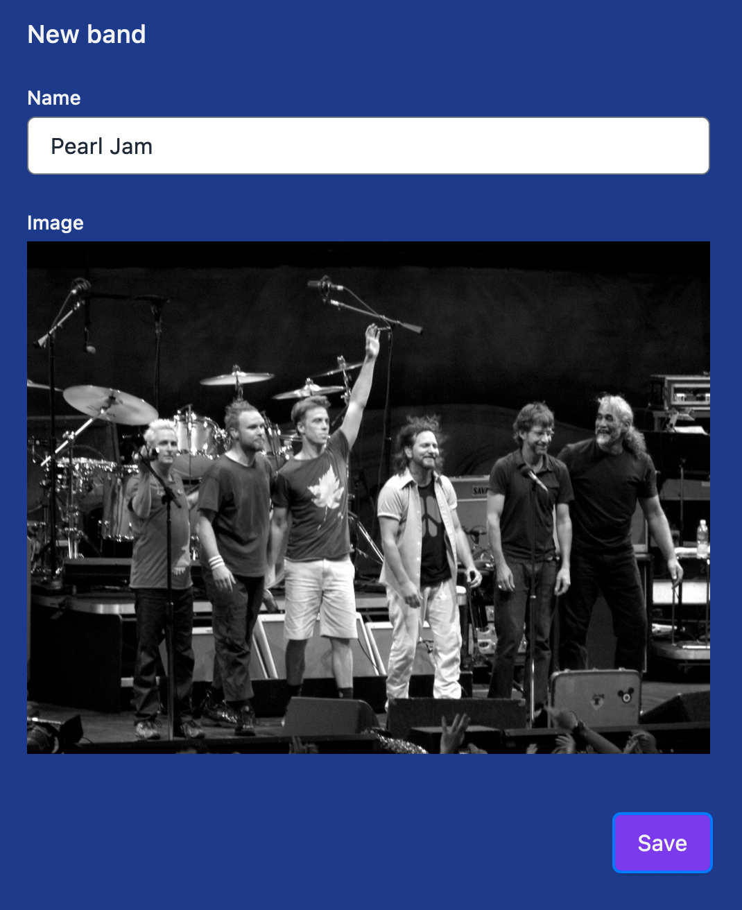 Preview after selecting the image