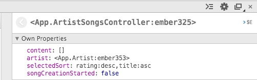 Ember Inspector - RHCP songs